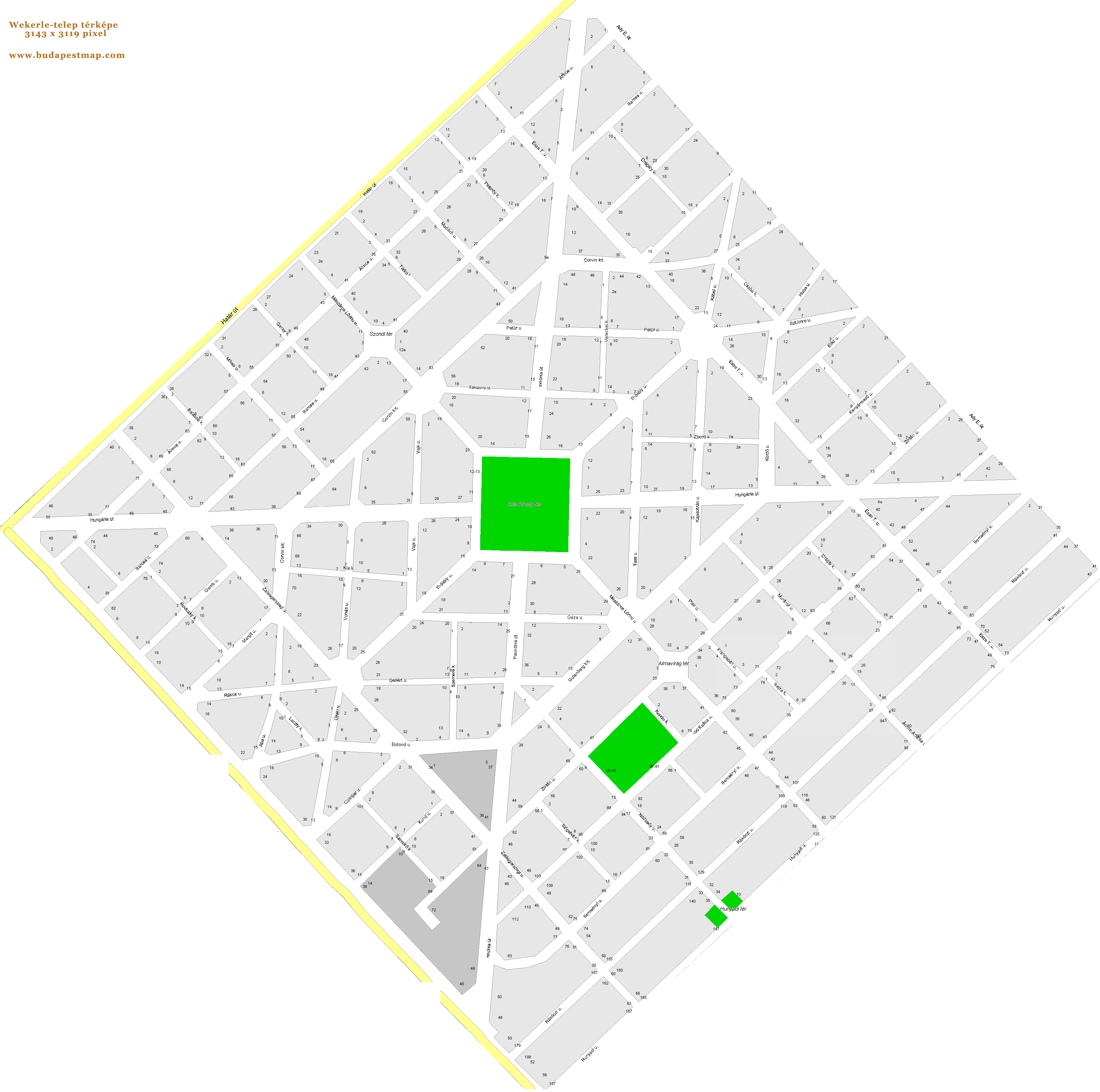 budapest wekerle telep térkép Wekerle telep térképe házszámokkal .  térképek, map, maps  budapest wekerle telep térkép